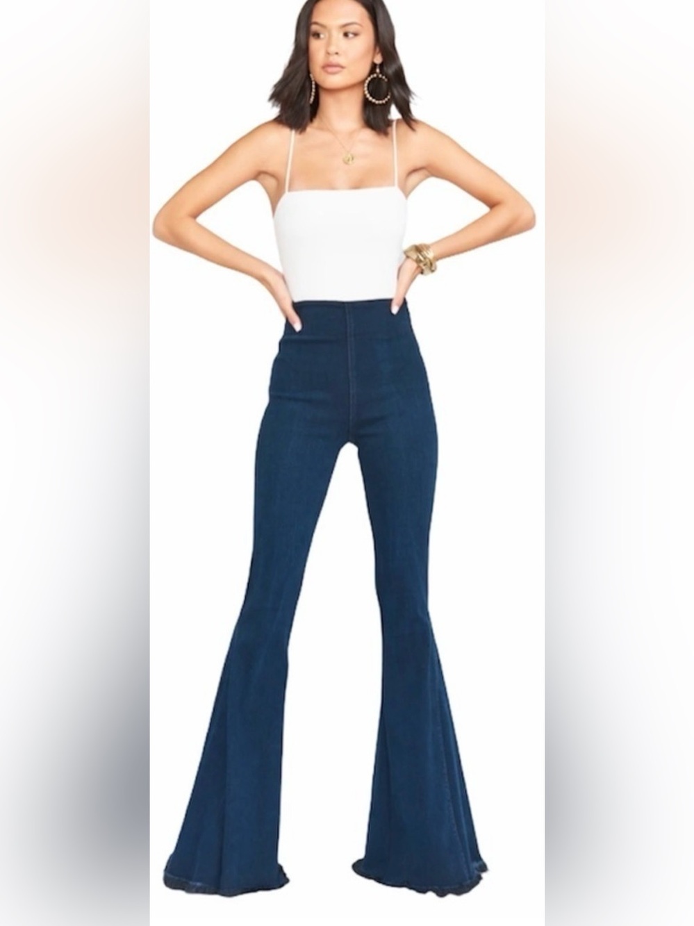 Show Me Your MuMu High-Waist Berkeley Flare Jeans small S - Picture 1 of 10